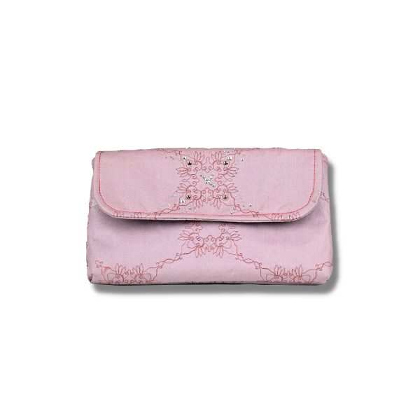 Picture of Embroidery Taupe Clutch