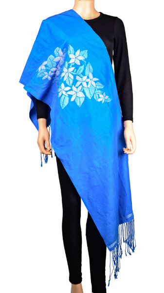 Picture of JASMINE HANDWOVEN SARAWAK SONGKET SELENDANG