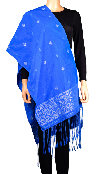 Picture of JASMINE HANDWOVEN SARAWAK SONGKET SELENDANG