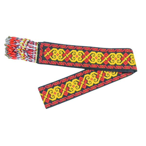 Picture of SELAMPAI SULAM MOTIF IBAN PANJANG 2M (HITAM)