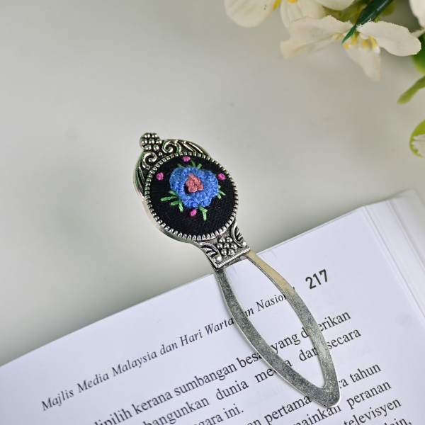 Picture of Embroidery Bookmark Black