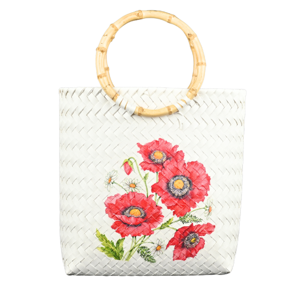 Picture of BEG BAKUL BUNGA SEJAMBAK WHITE UC 
